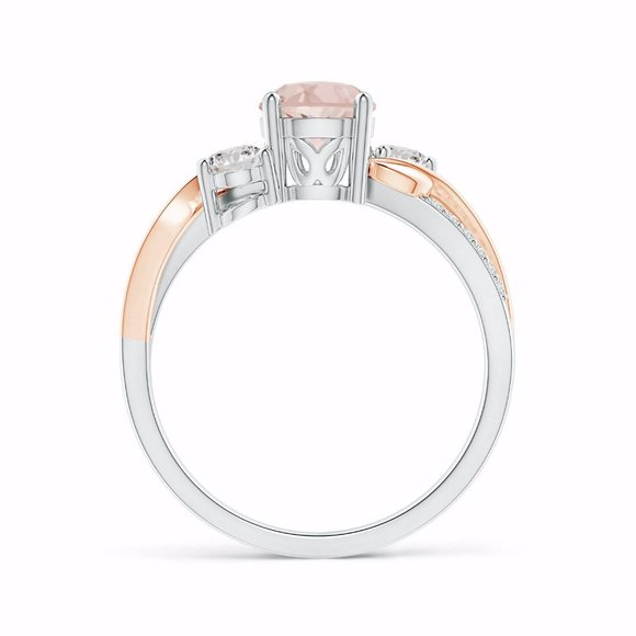 Gorgeous 925 Silver Wedding  Champagne Ring New - Picture 2 of 3